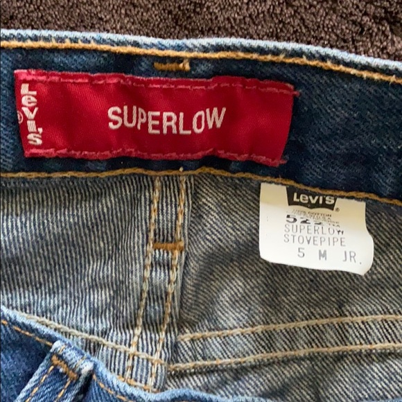 Levi’s  blue Jeans superlow 5 M JR. - Picture 3 of 3